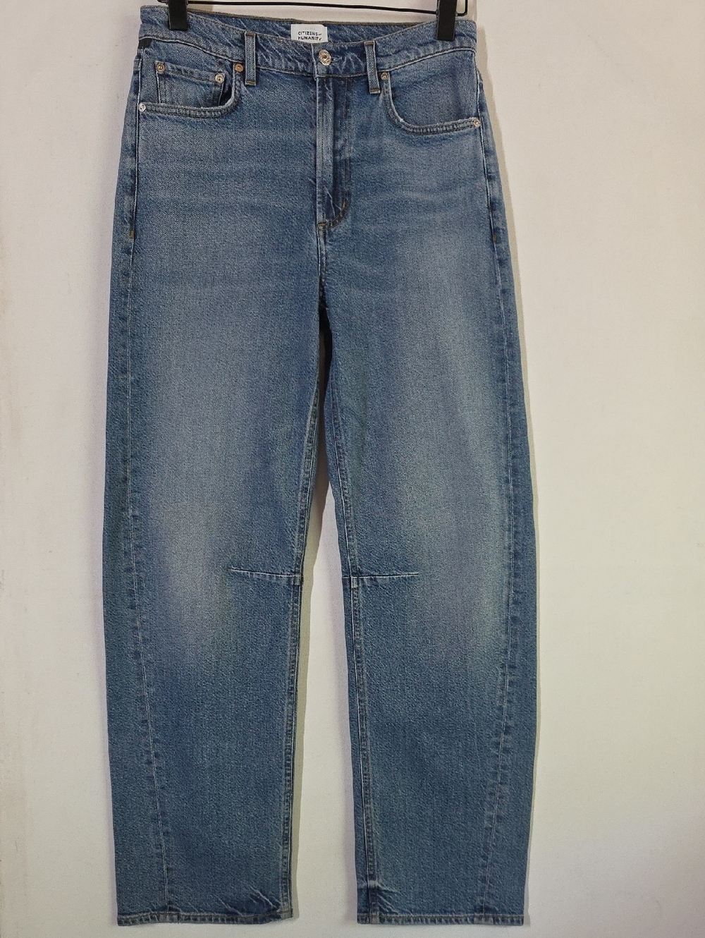 NWOT $268 CITIZENS OF HUMANITY MIRO RELAXED JEANS IN MED BLUE #2 SIZE W27 - Picture 3 of 12